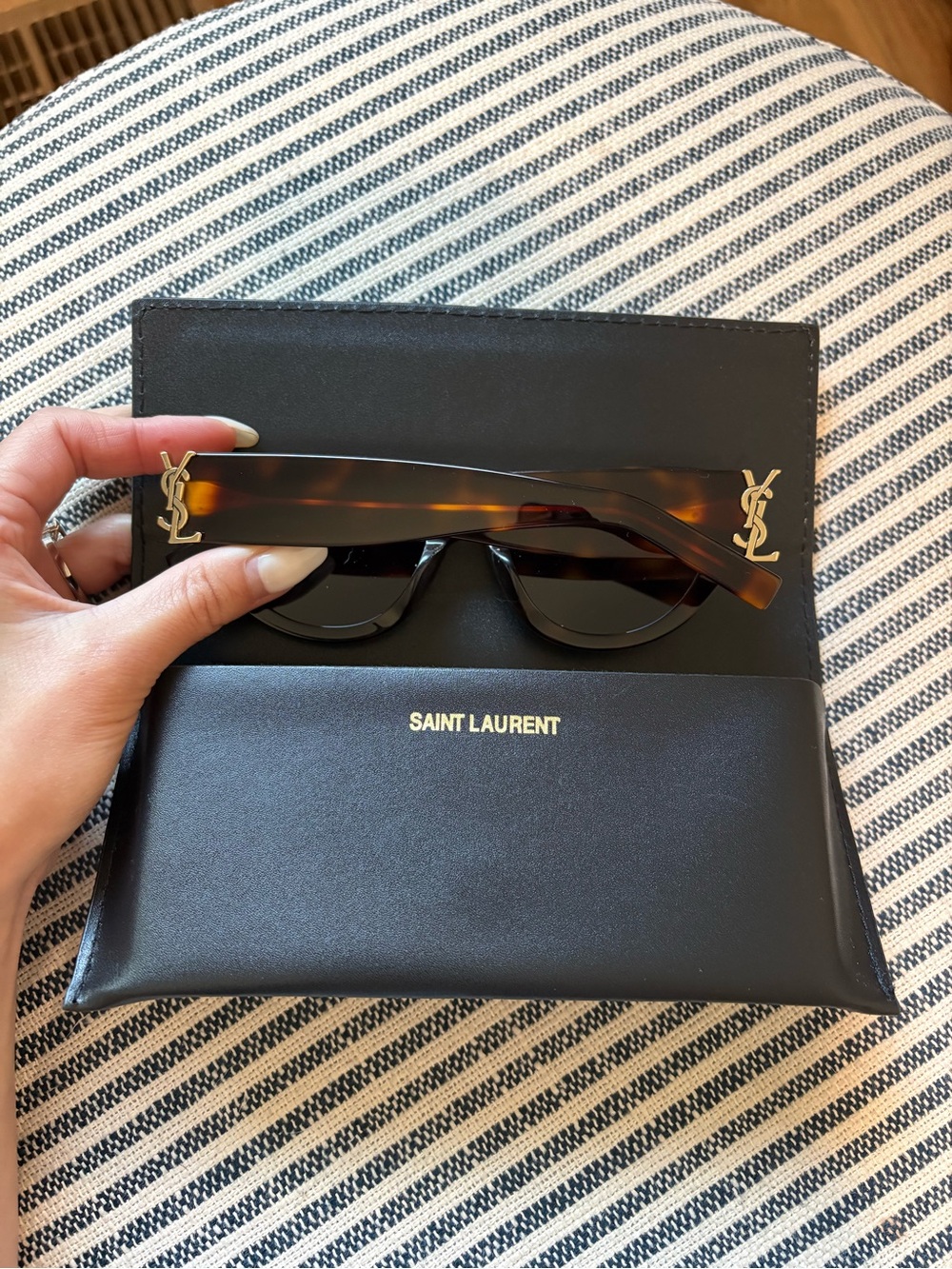 Tortoiseshell Sunglasses with Gold